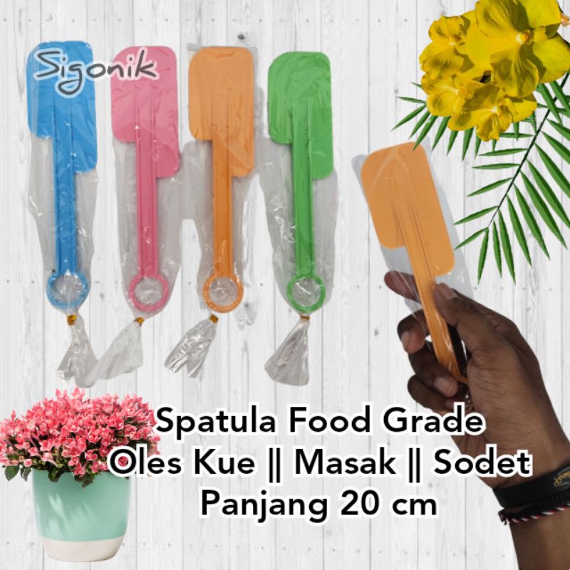 Spatula Masak Sutil Sodet Plastik Oles Kue Bakery Souvenir Lucu