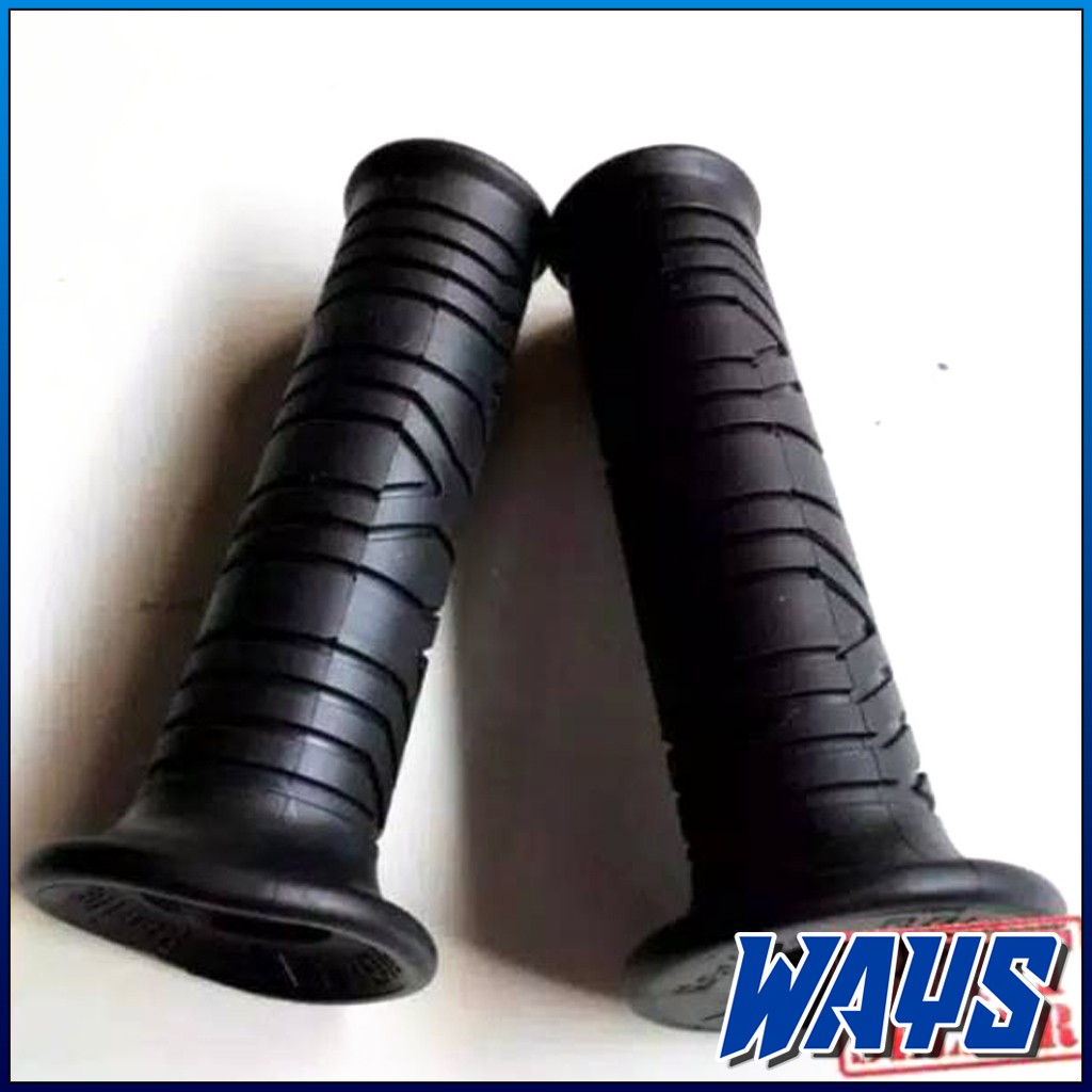 [X212] Handgrip Hanfat Grip Gas Stang Variasi Motor Hitam Polos Universal Semua Jenis Motor