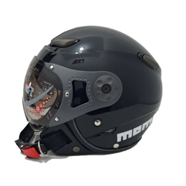 Helm Jpn Momo pilot Hitam gloss