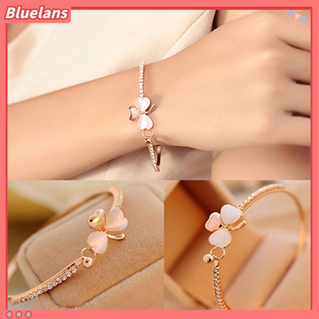Bluelans Women Bracelet Stylish Love Heart Shapes Alloy Women Chain Bracelet