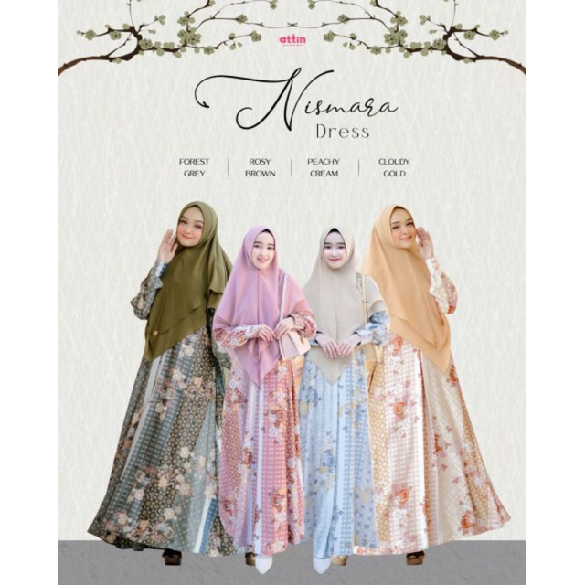 Nismara Dress by Attin | Dress Original by Attin | Dress Motif | Khalil dan Khalila