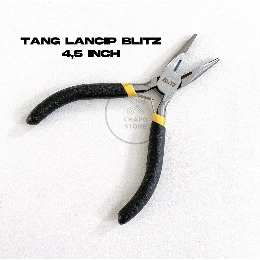 tang lancip mini blitz 4,5 5,5 inch tang cucut long nose pliers