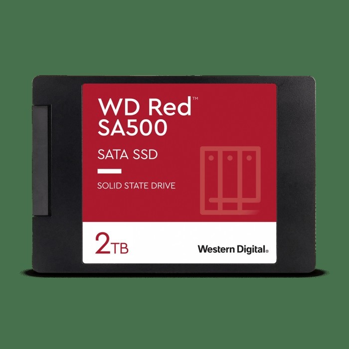 SSD WD Red SA500 NAS 2TB 3D NAND 2.5 Inch SATA (SSD WD Red 2TB SA500)