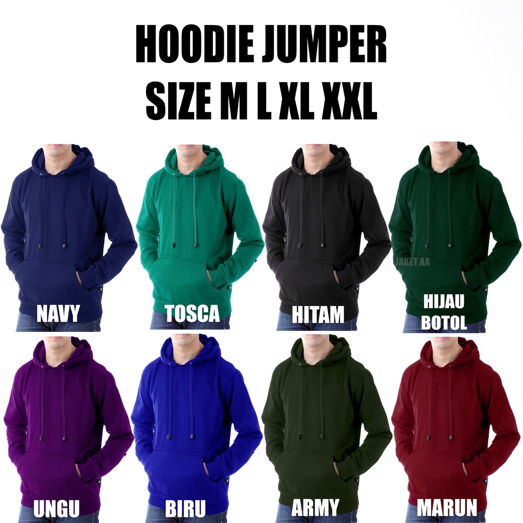 JAKET POLOS HOODIE JUMPER POLOS JAKET POLOS SWEATER POLOS M L XL XXL NAVY PRIA WANITA