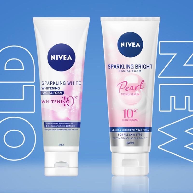 NIVEA Sparkling White Whitening Facial Foam - 100ml