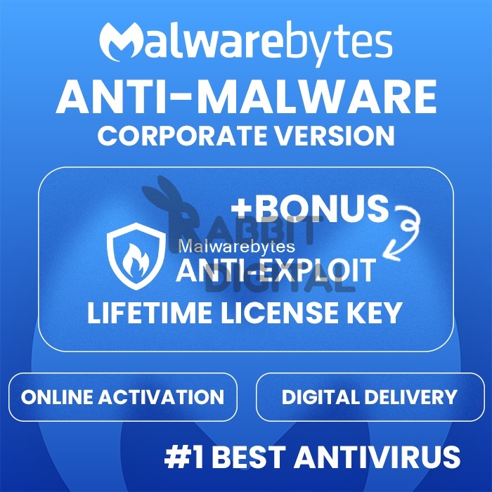 Malwarebytes Enterprise Corporate Anti Malware License Key Lisensi + Anti Exploit BONUS Ransomware Antivirus Anti Virus