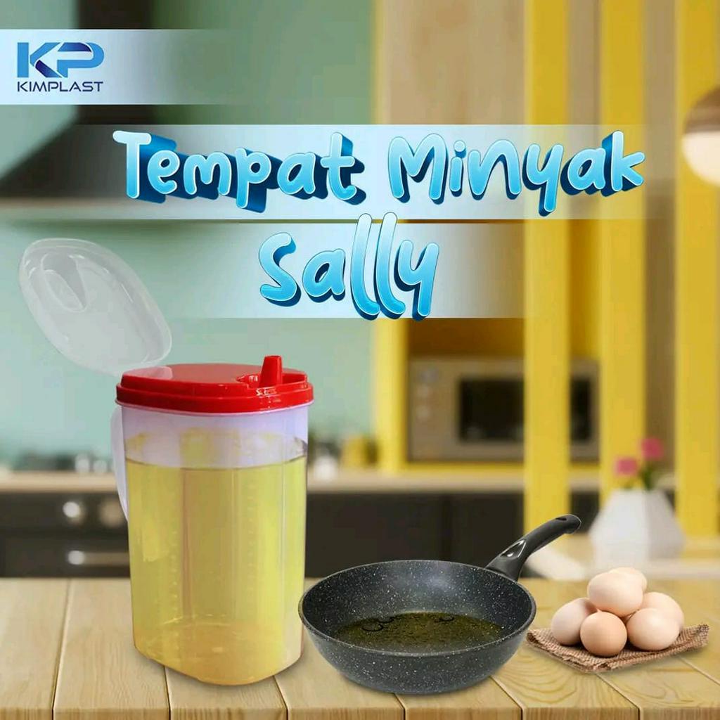 KIMPLAST Oil Jug Sally 2 Liter/ Tempat Minyak/ Wadah Minyak Plastik