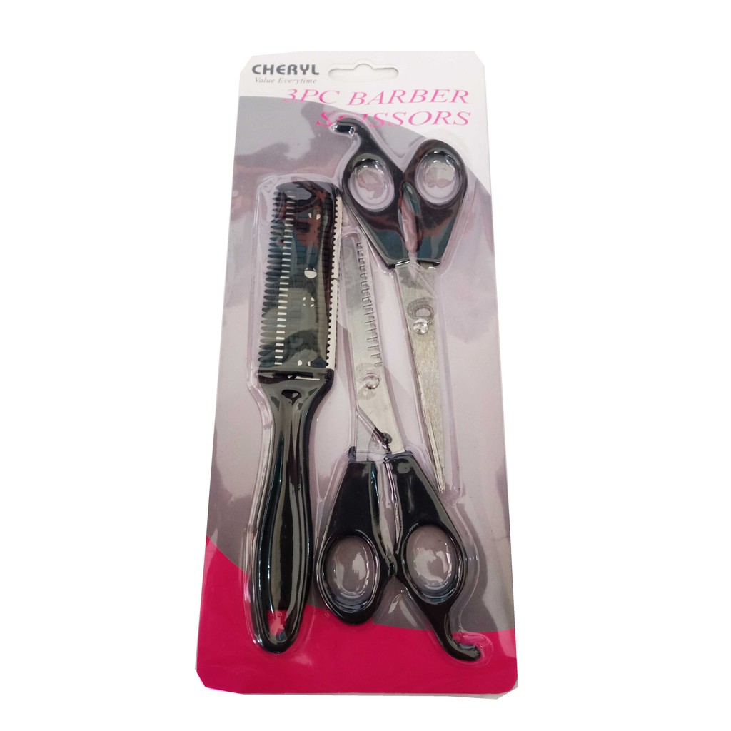 Set Peralatan Pencukur Rambut Gunting dan Sisir