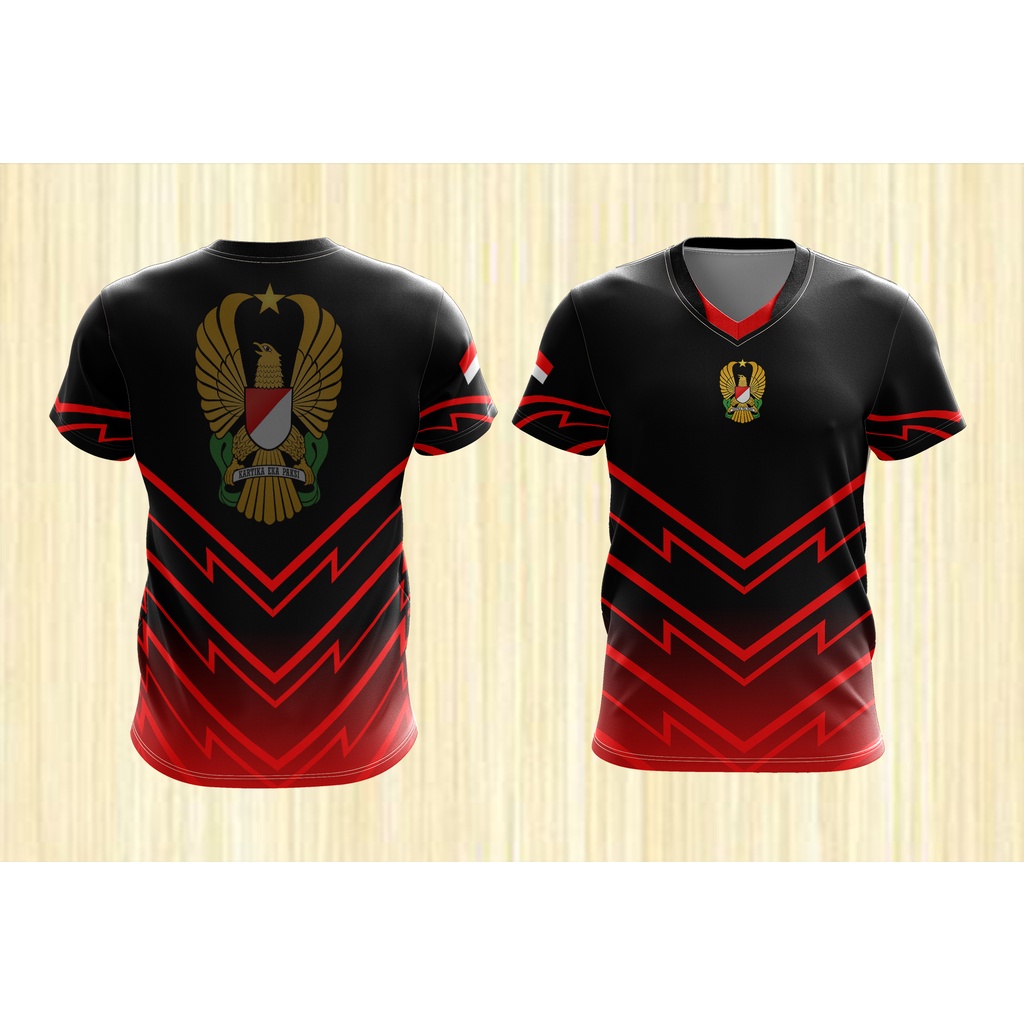 Baju Kaos Jersey Custom TNI AD AL AU Kopassus Marinir Kopaskas RAIDER POLRI Polisi Brimob Gegana Perbakin Silat Untuk Olahraga sepeda Basket Voli Bola Futsal Jogging Gym Mancing Tactical Instansi PERBAKIN (Tersedia ukuran anak) Boleh ganti Nama dan Logo