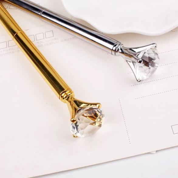 

➳ Pen Diamond / Pulpen Berlian / Pen Berlian / Pen Unik - Rose Gold ✸