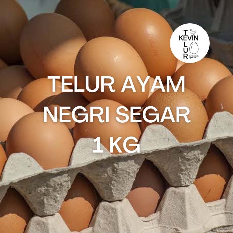 

TELUR AYAM NEGRI SEGAR 1 KG *TERMURAHH*