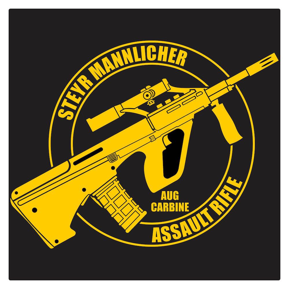 Steyr AUG series 3 Cutting Sticker