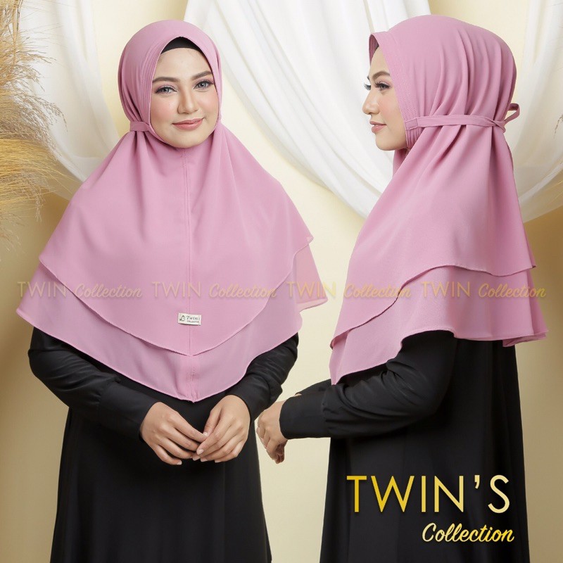 TWINS | Khimar SYIRIA TALI ceruty babydoll