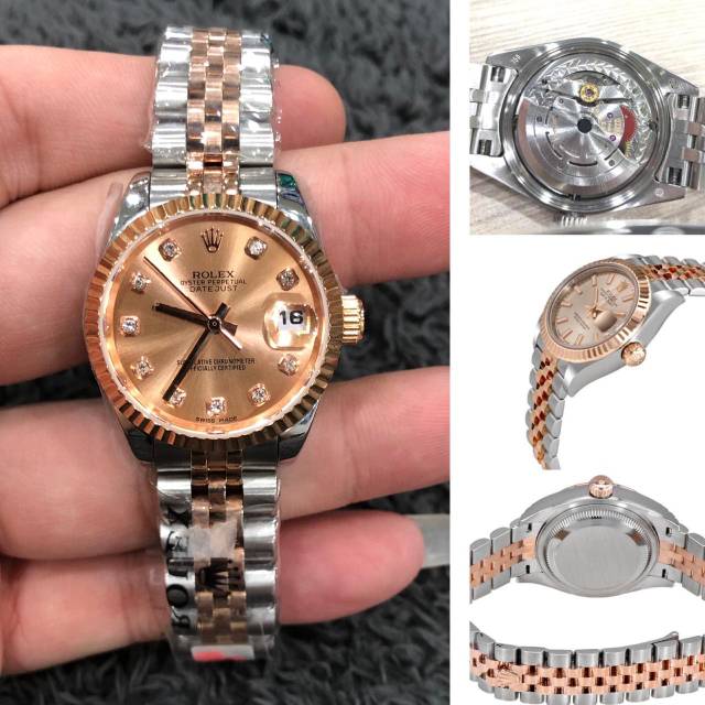 Jam tangan wanita rolex datejust otomatis