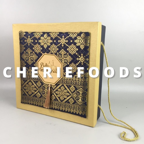 

Hardbox songket premium isi 2,3,4Toples / Box Hampers Lebaran - 2Tople