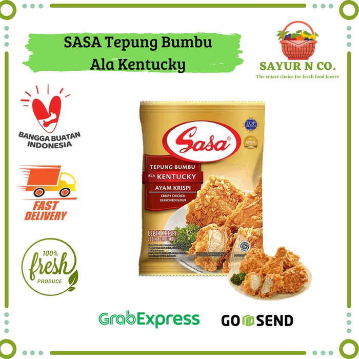 

SASA Tepung Bumbu Ala Kentucky Ayam Krispi 225gr | Sayur N Co Bekasi