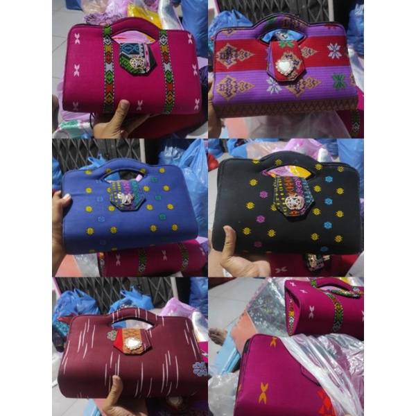 Tas dompet motif ulos  Dompet ulos tas ulos