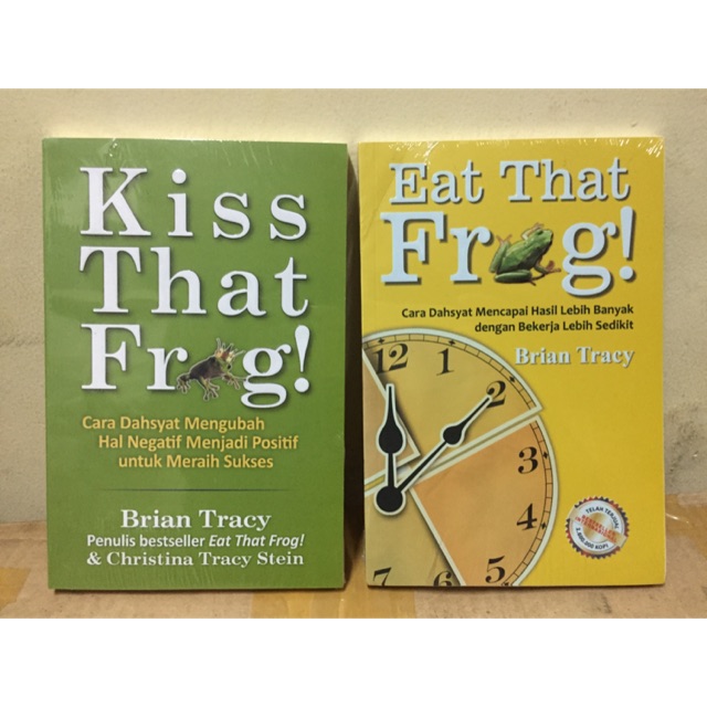 SRI1 Paket Kiss That Frog dan Eat That Frog - Brian Tracy