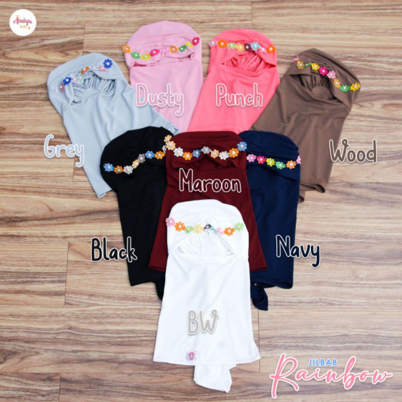 Jilbab Rainbow Almahyra
