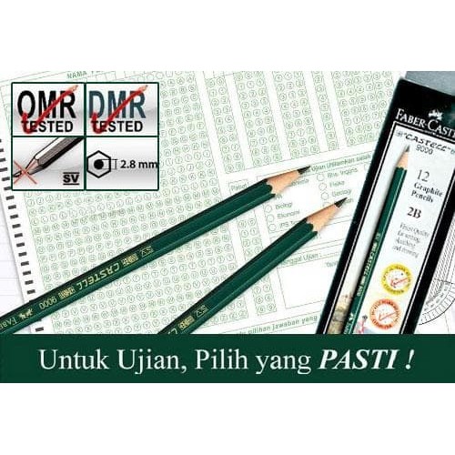 

Pensil Faber Castell 2B