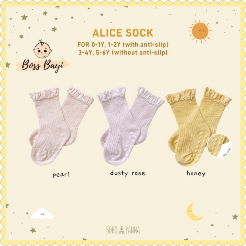 BOHOPANNA - Alice Sock / Kaos Kaki Anak Perempuan