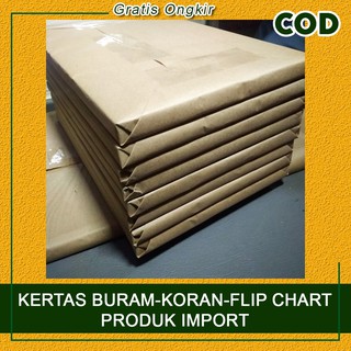 Jual Kertas Buram Kertas Koran Kertas Flip Chart A3 Plus 33x43cm Isi ...