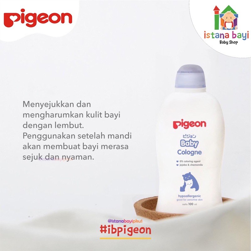 PIGEON Baby Cologne Chamomile Paraben Free / Minyak Wangi Bayi Pengharum Bayi