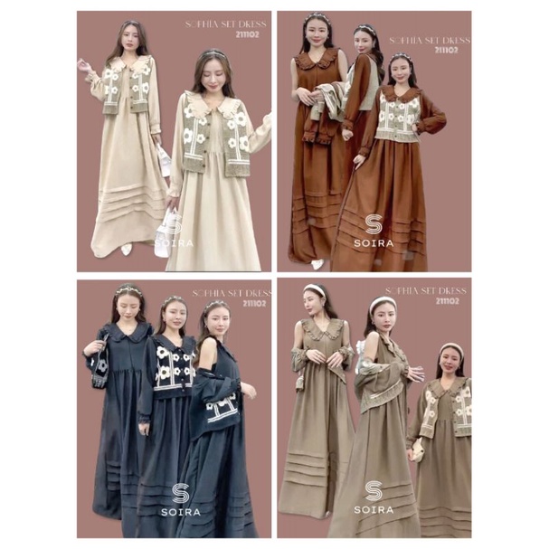 Shopia Set Dress by Soira