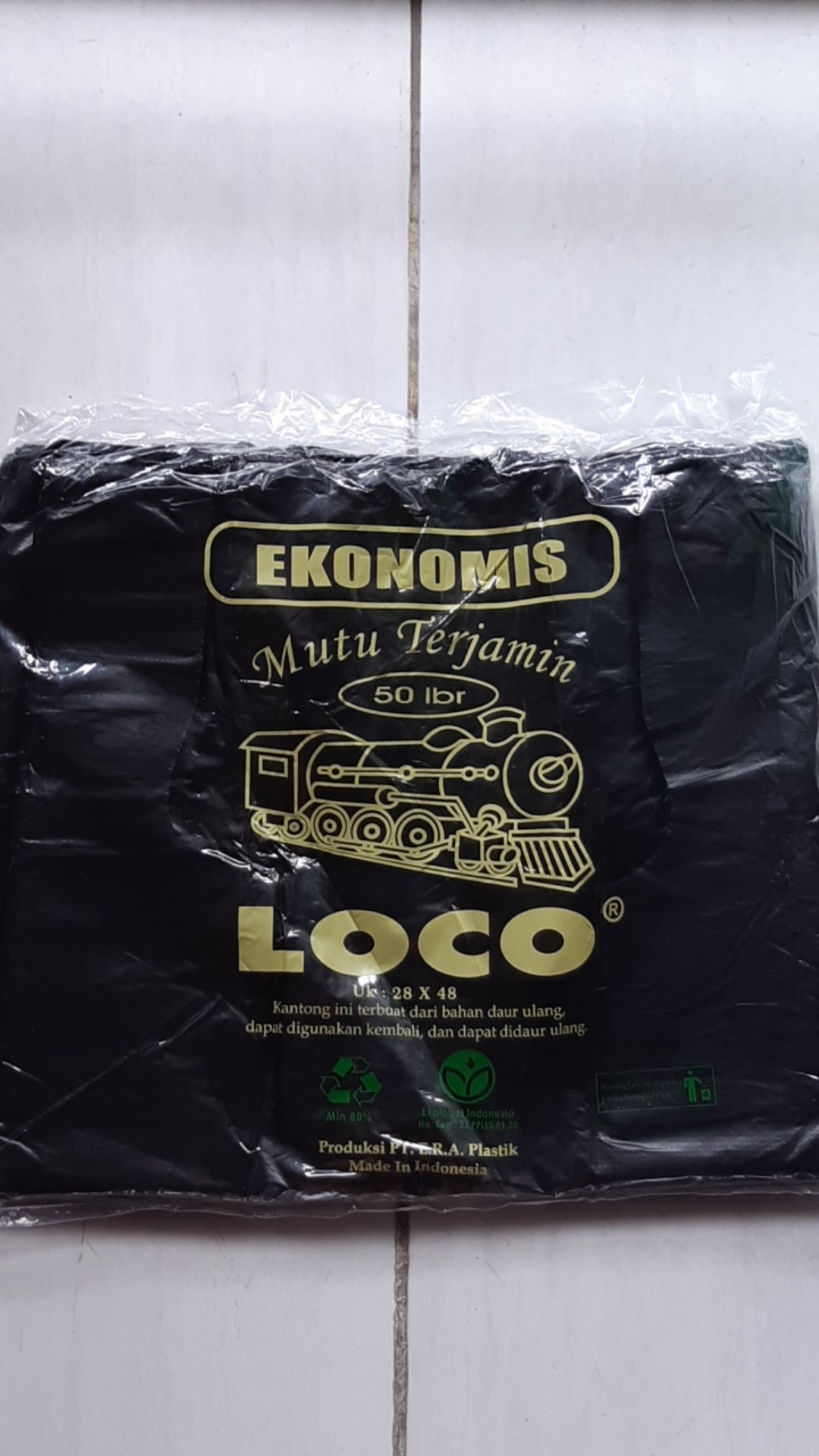Kantong Kresek Loco Eko Hitam 28 Termurah