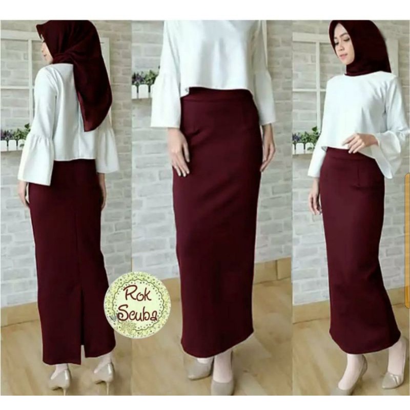 Bisa Cod // Gratis Ongkir // Bayar Dirumah // Rok Span Panjang Dewasa // Rok Span Panjang Wanita // 