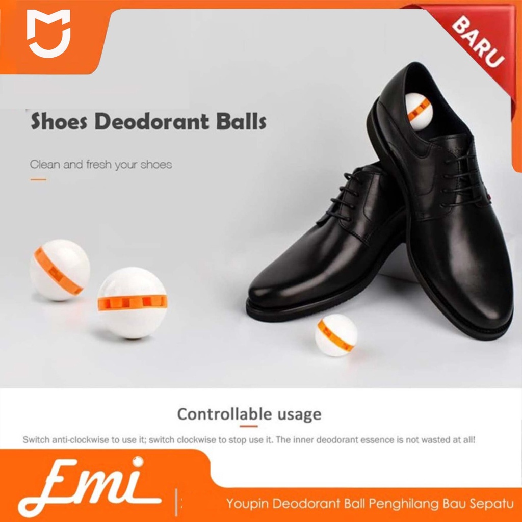 Youpin Deodorant Ball Penghilang Bau Sepatu 6 PCS