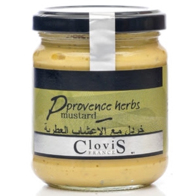 

clovis provence herbs mustard saus herbal mustard dari perancis