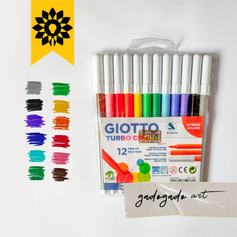 

Spidol warna Giotto Turbo Color