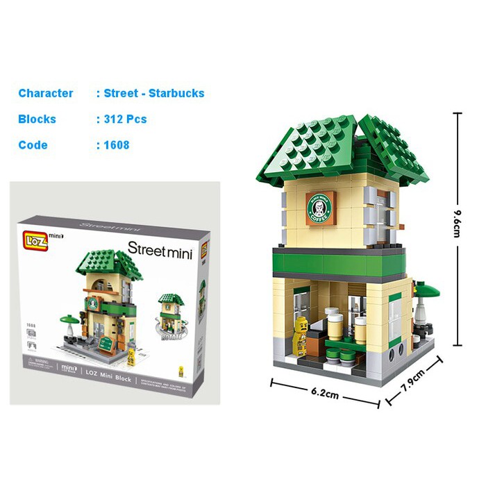 Mini Block Building series - Starbucks