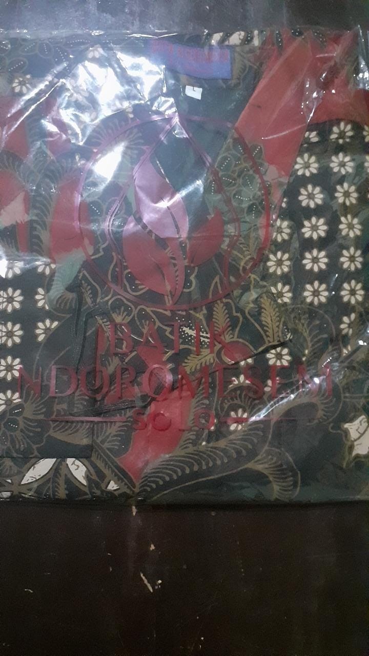 Kemeja Batik Pria Lengan Panjang Ao2 Katun Halus Sragenan