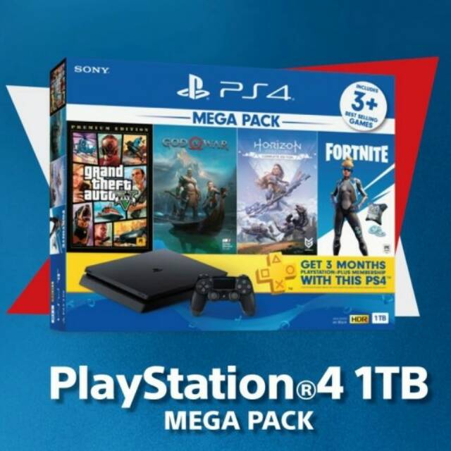 PS4 1TB BUNDLE MEGA PACK