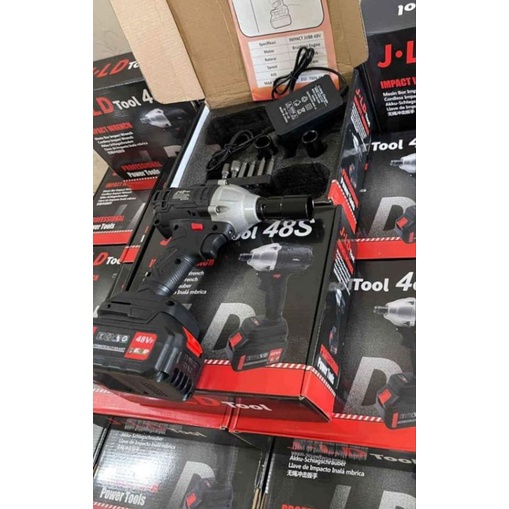 JLD 48S CORDLESS IMPACT WRENCH 48V BOR BUKA BAUD KUNCI 48 VOLT