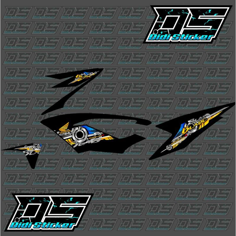 STRIPING TRANSPARAN BLADE 110 COSTUM DASH