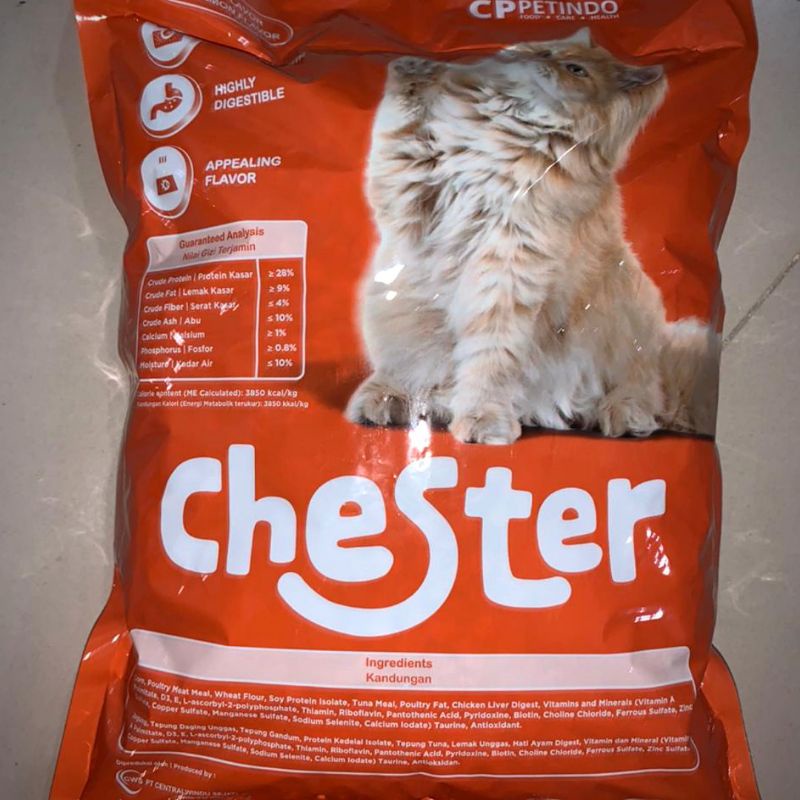 Chester Cat Food Tuna 1kg Makanan Kucing All Stages New Produk