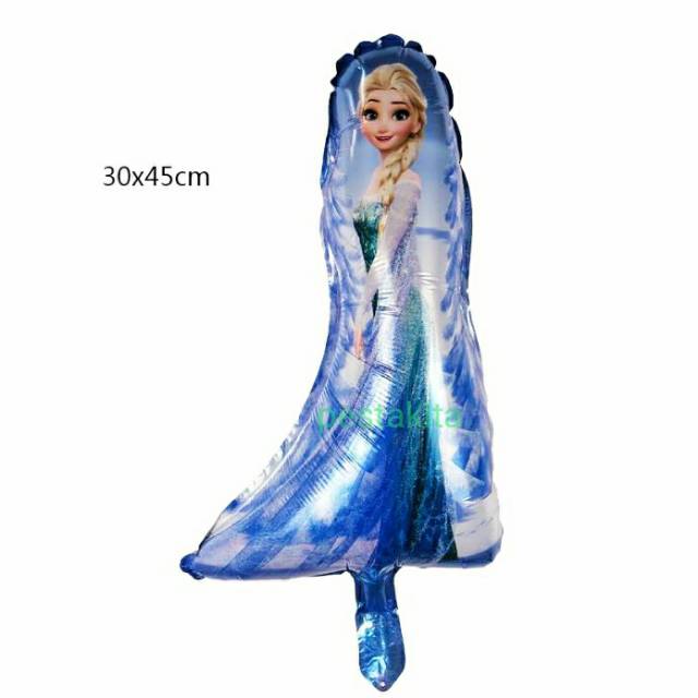 Balon Foil Frozen Mini 35 cm / Balon Foil Karakter Frozen Elsa