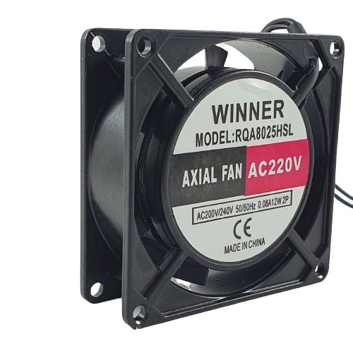 Kipas Pendingin Winner 8cm Cooling Fan AC 8 x 8 x 2.5 cm RQA8025HSL