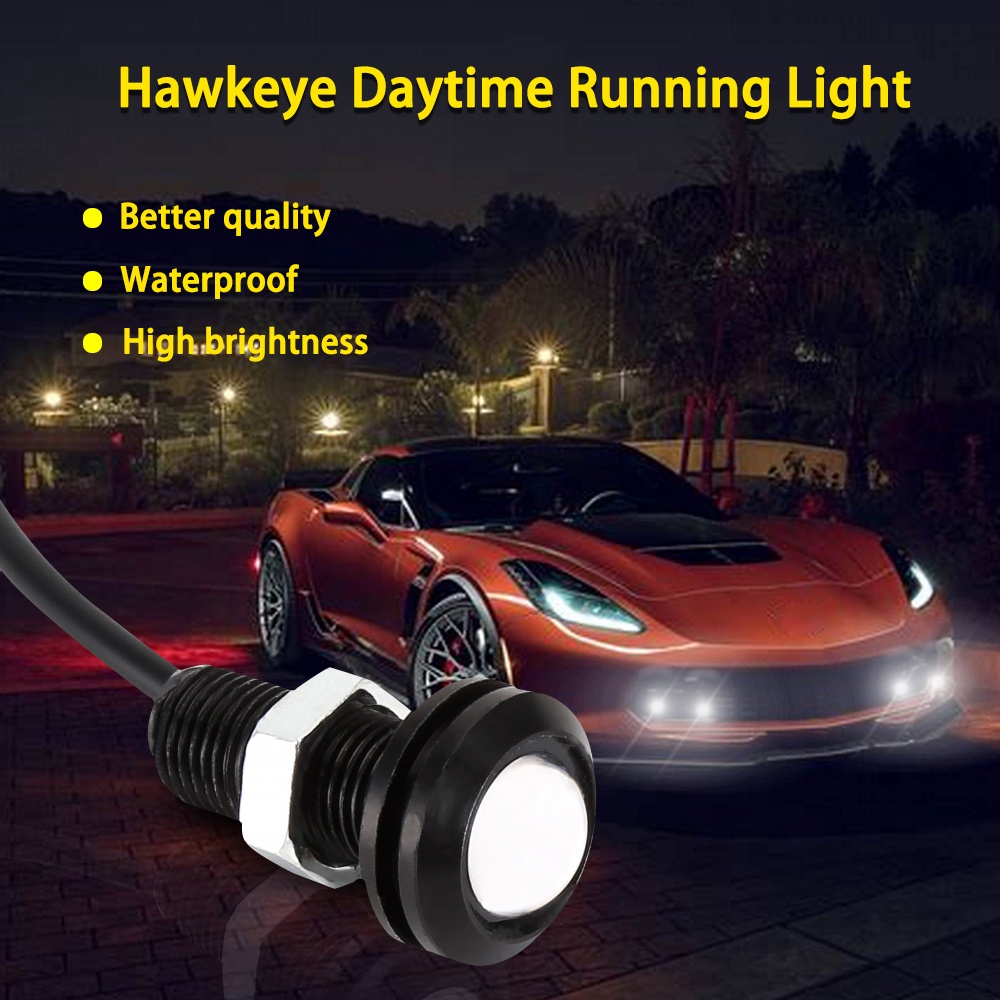 Lampu led eagle eye 18mm high power smd 12v Untuk drl / fog lamp / Sein / Mundur Mobil