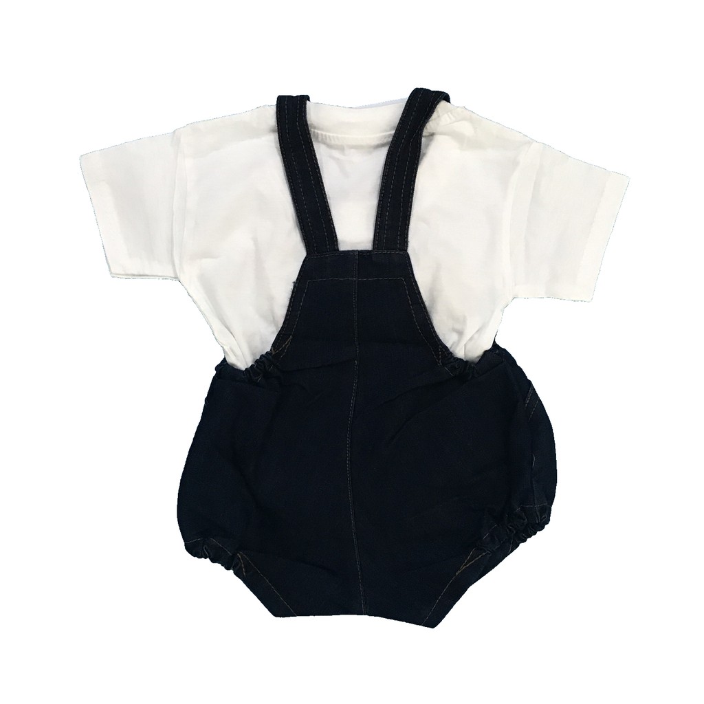 BAYIe - Setelan Baju Jumper/Romper/Hansop Anak/Bayi Laki-laki/Perempuan bahan Jeans NEW AGE 0-1tahun