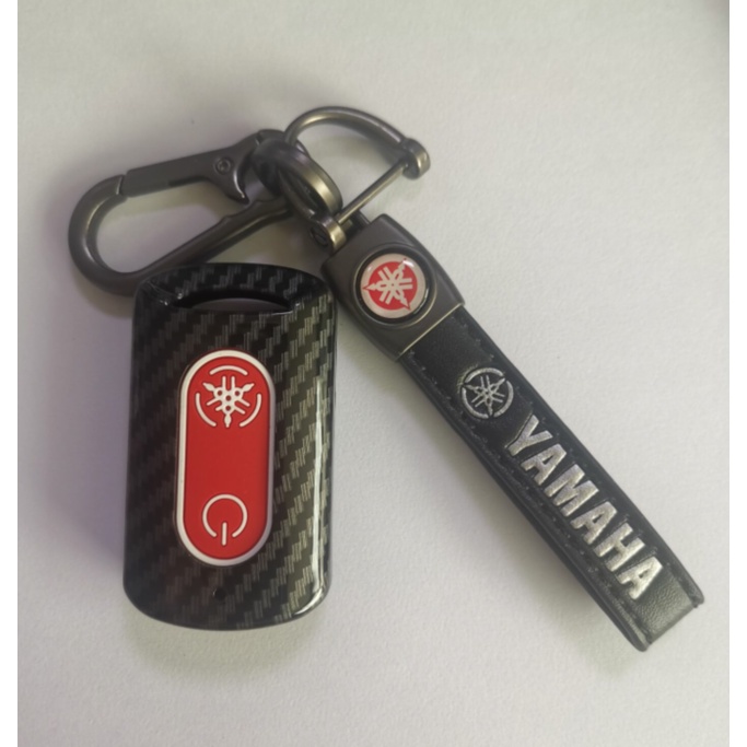 1 Pc case Kunci Remote Bahan Silikon Carbon Fiber Untuk Yamaha XMAX AEROX NVX NMAX AEROX155 XMAX300 AEROX QBIX