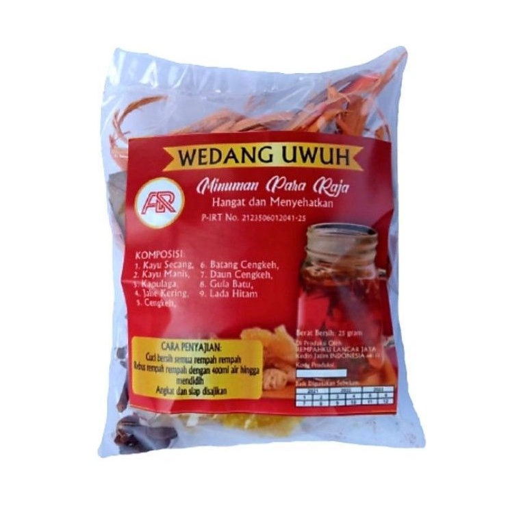 Wedang uwuh AR kemasan komplit