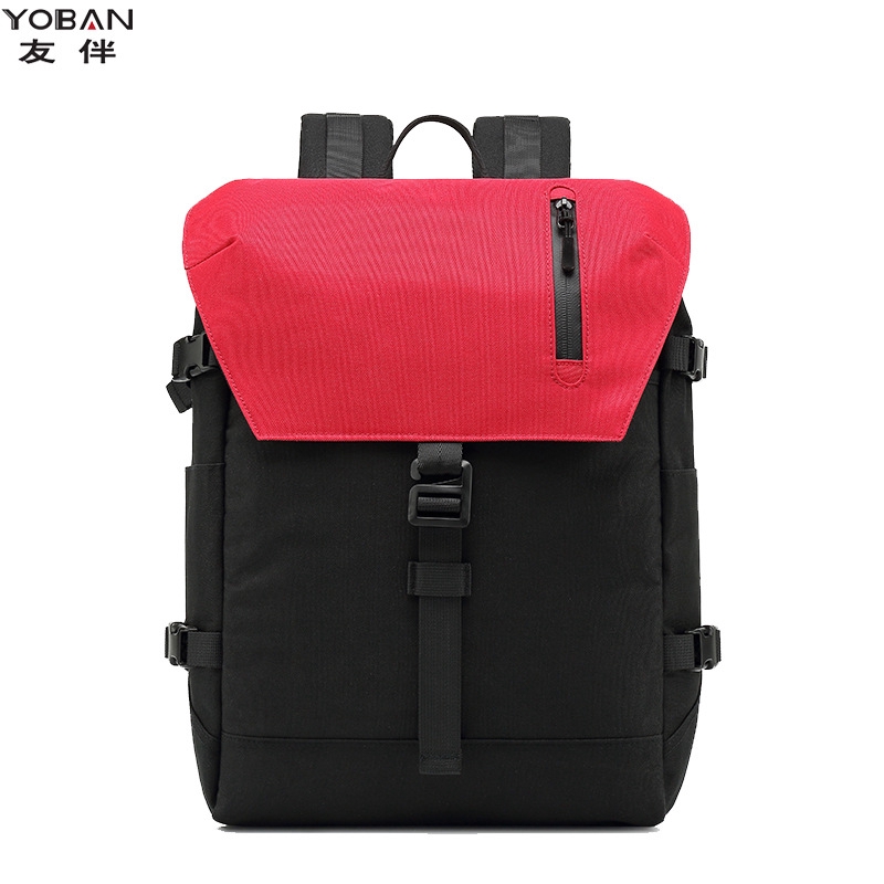 Tas Ransel Pria A Bag Oxford Cloth Travel Backpack Hit Color Leisure Time Both Shoulders Package