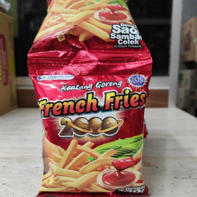 

FRENCH FREIS SNACK KENTANG GORENG 8GR ISI 10PCS