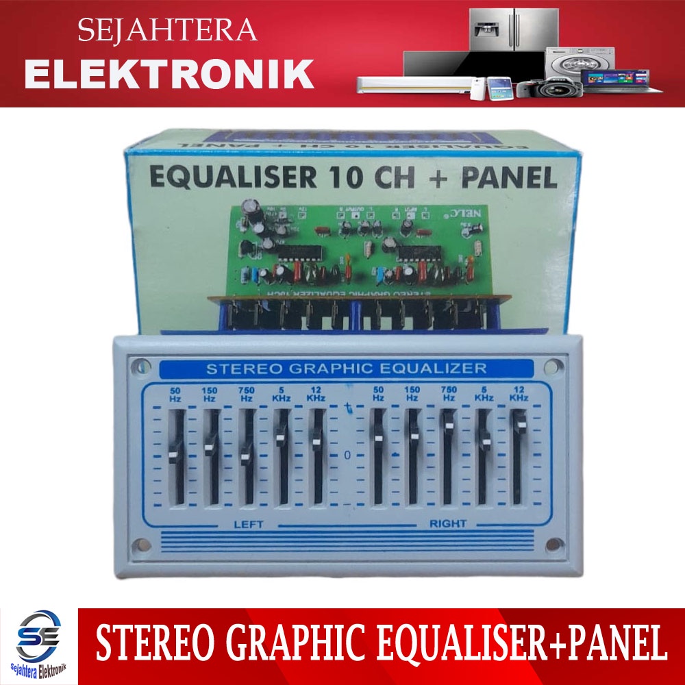 STEREO GRAPHIC EQUALISER + PANEL-SEJAHTERA ELEKTRONIK