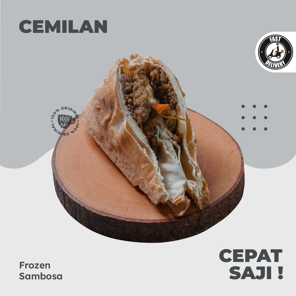 

Sambosa Samosa Samsa Frozen Makanan Cepat Saji Cemilan Enak Jajan Murah Higenis Terlaris By Kopi Aah