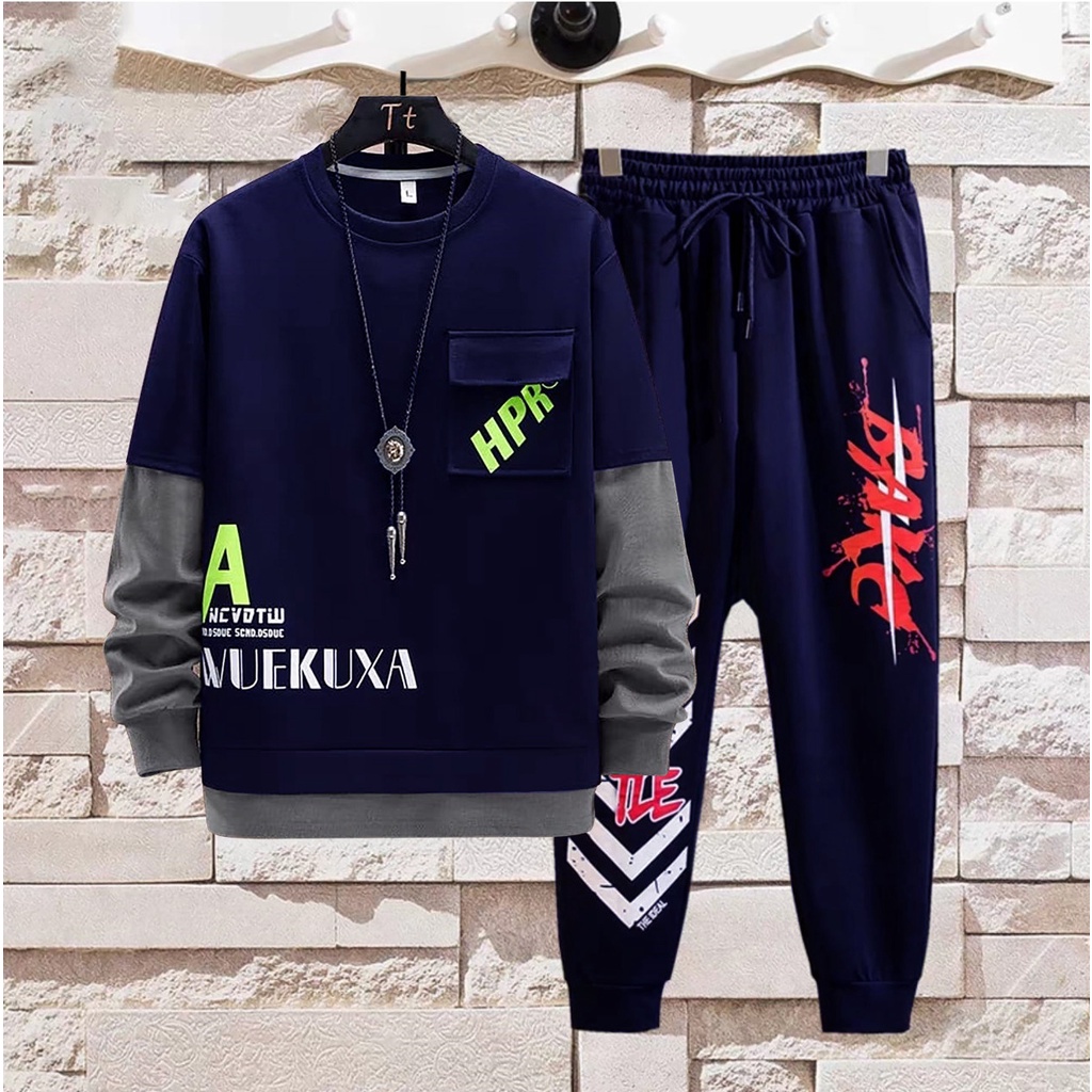 COD/ARPIOSSHOP - STELAN HPR - SETELAN PRIA/WANITA SATU SET ( SWEATER + JOGGER )